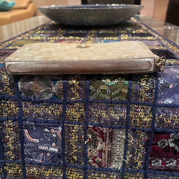 Coach Long Zip Around Wallet - Picture 11 of 16